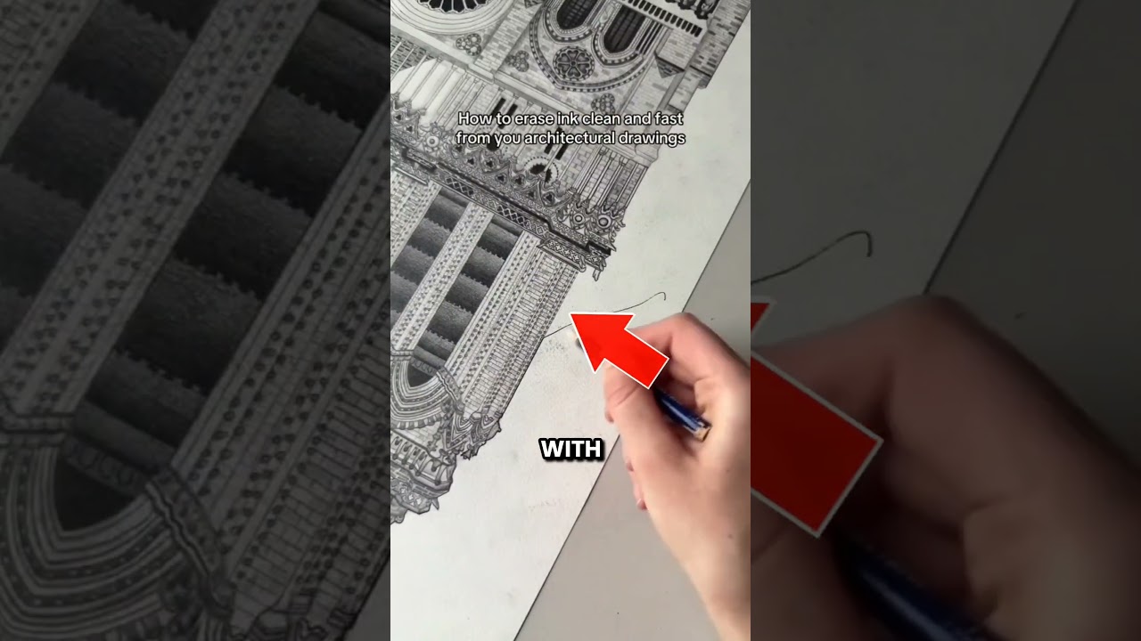 This Is How She Rubs Ink From Paper