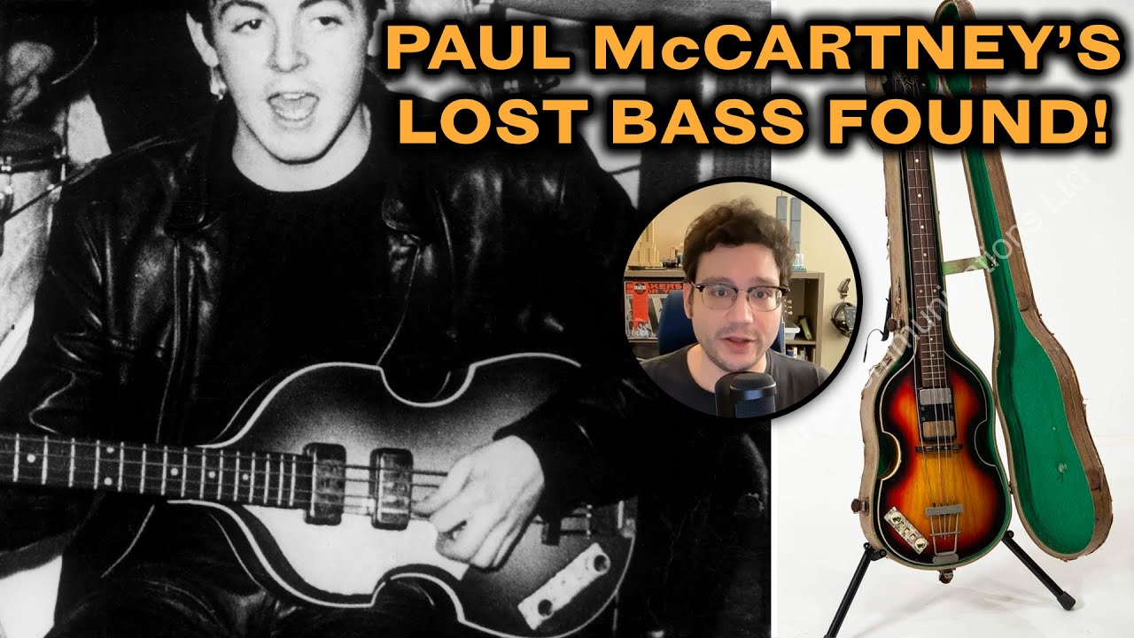 PAUL McCARTNEY'S LOST BASS HAS BEEN FOUND!