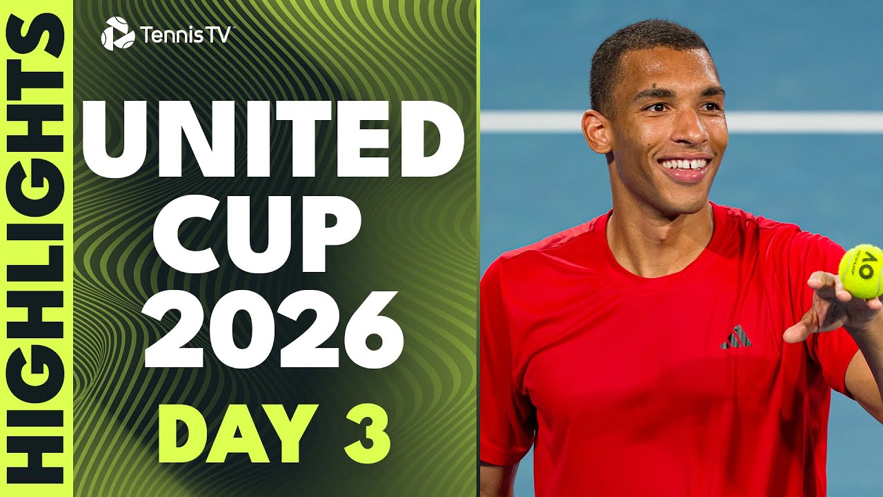 Cobolli vs Wawrinka, Zverev, FAA & Paolini Also Feature | United Cup 2026 Highlights Day 3