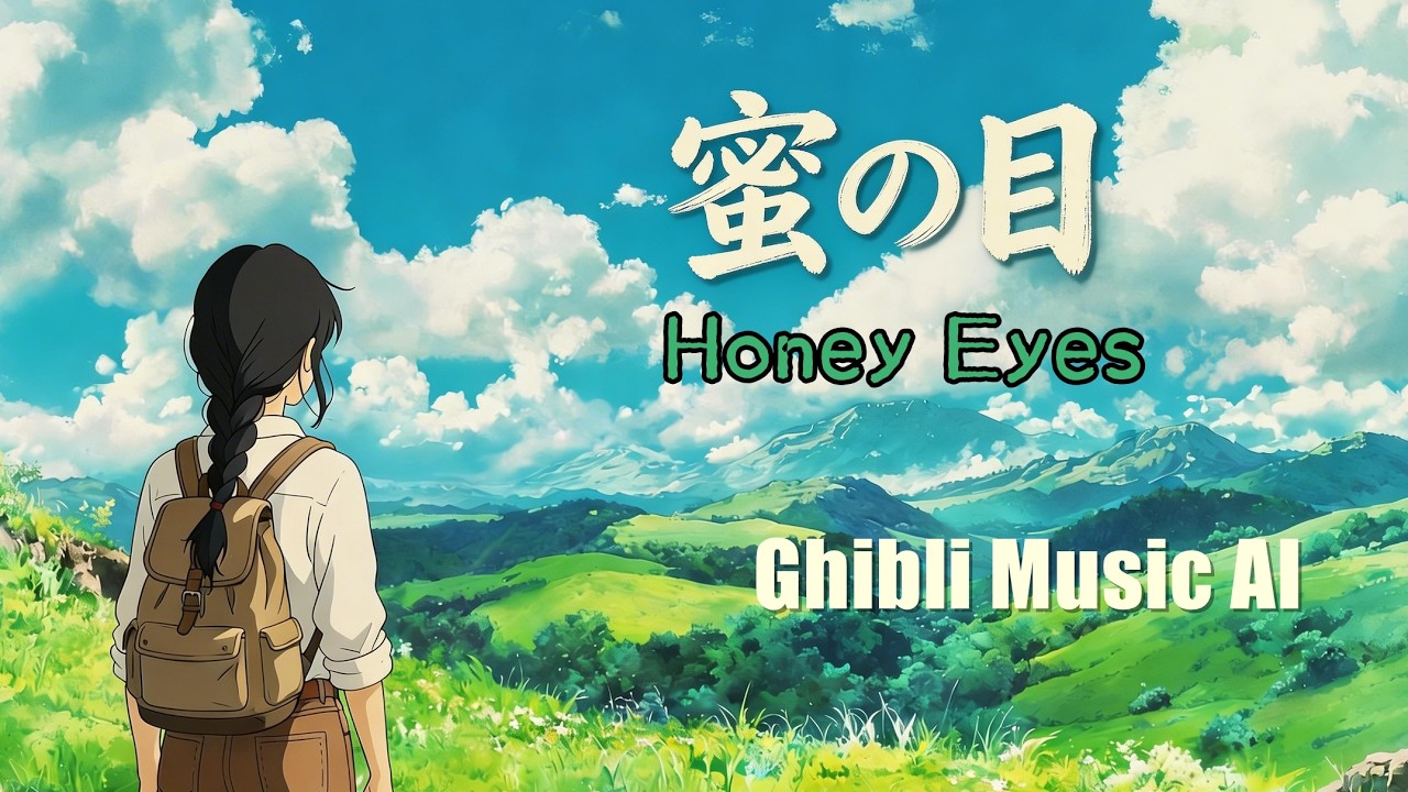 回归自然，AI吉卜力风格音乐【顶级AI专辑23-《Honey Eyes》| Ghibli Music】