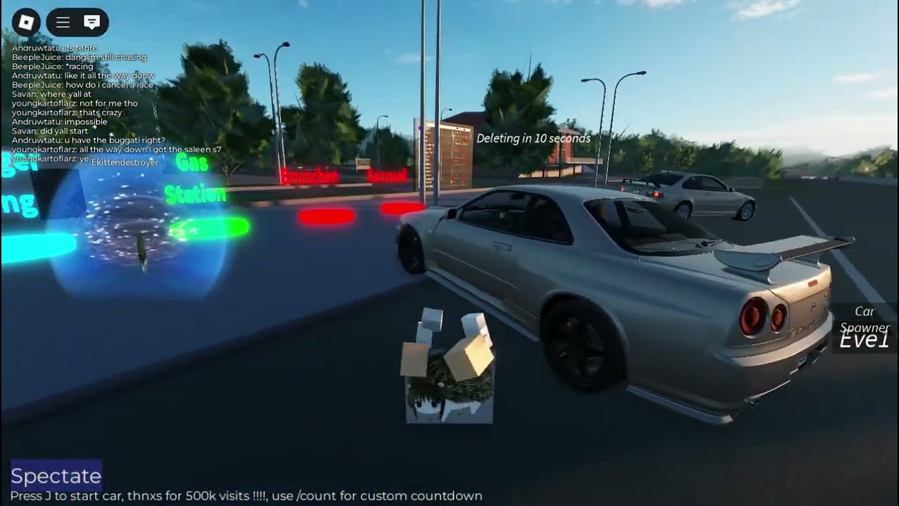 Midnight Racing: ap's testing place (Roblox) Gameplay