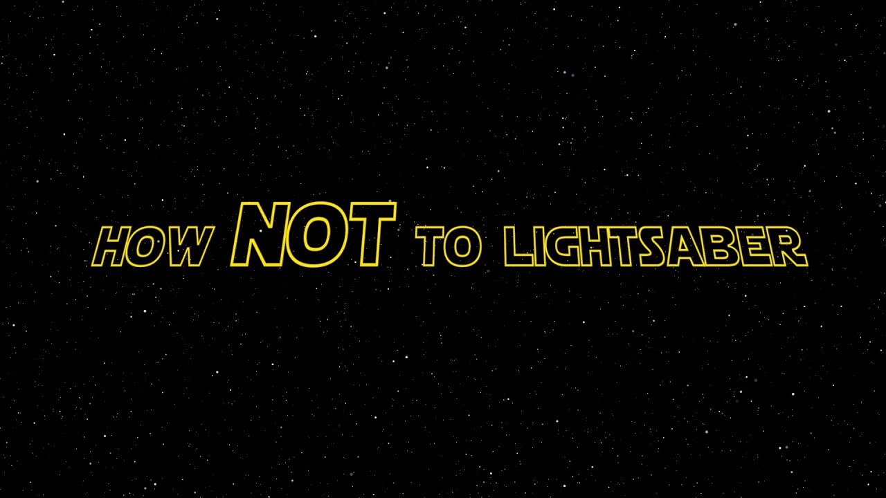 How NOT To Lightsaber - Star Wars: Movie Battles II