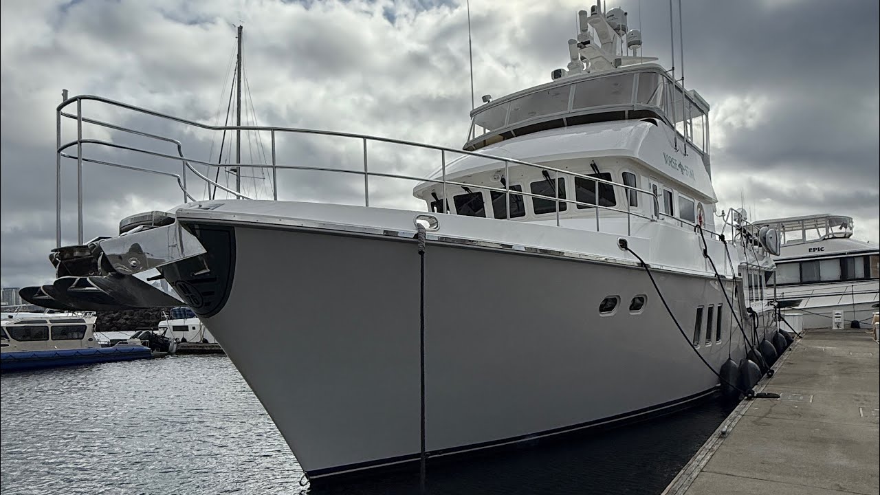 Доставка яхты Nordhavn 76 из Сиэтла на Гавайи / ДЕНЬ 1-2/, 2200 морских миль в открытом океане