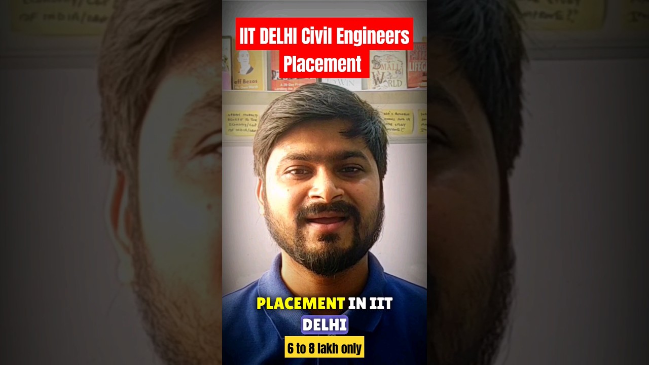 IIT DELHI CIVIL ENGINEERS PLACEMENT#iitdelhi #civilengineering #gate #iitjee #shorts #youtubeshorts
