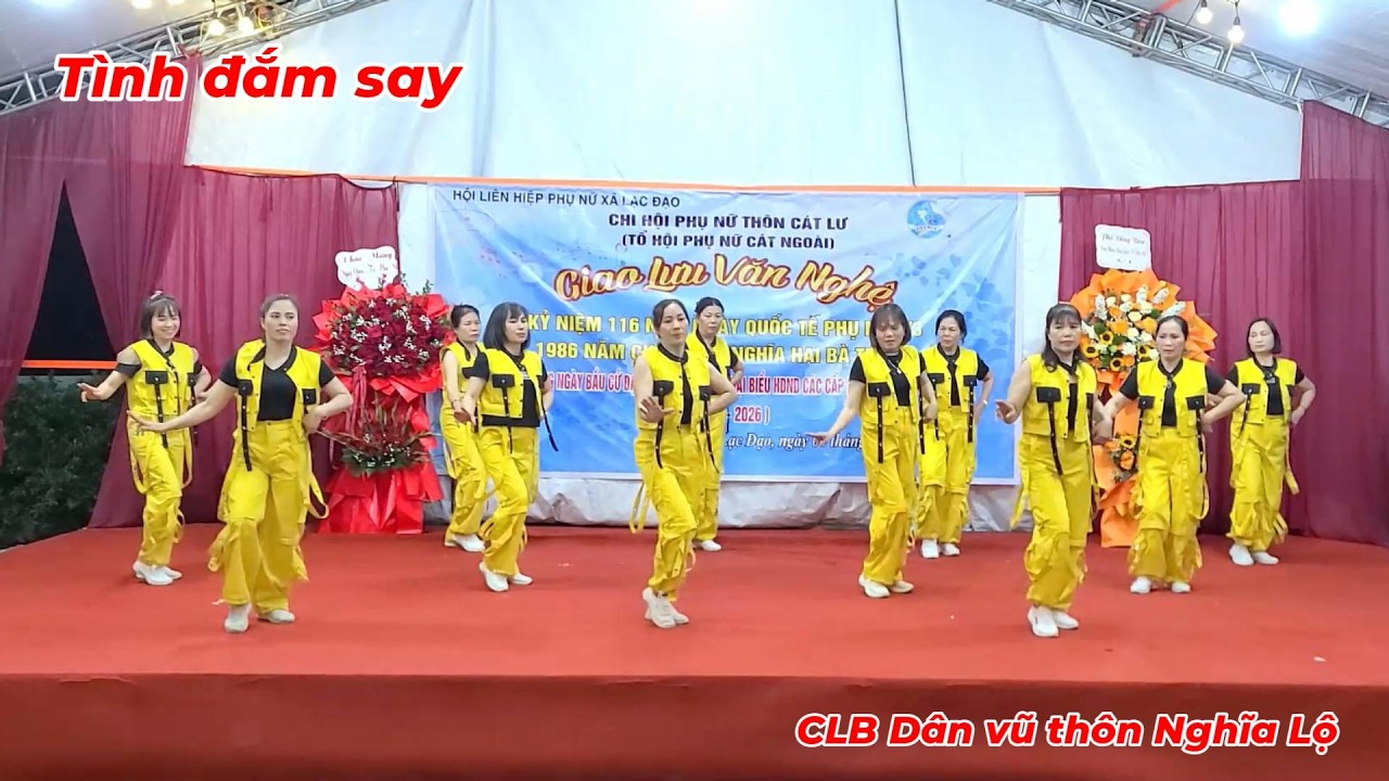 Tình đắm say | CLB Dân vũ thôn Nghĩa Lộ