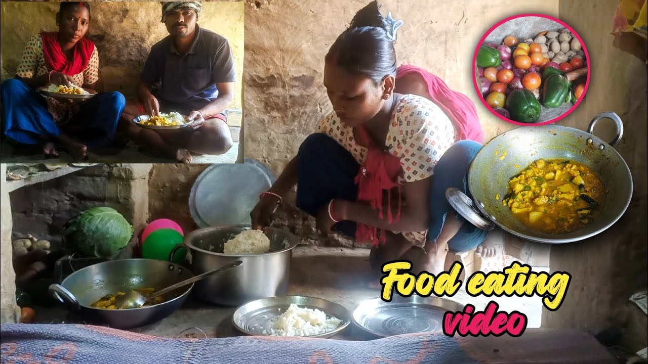 Eating show video | Tasty Tasty Vegetable And Rice Eating Show | jh eating show 