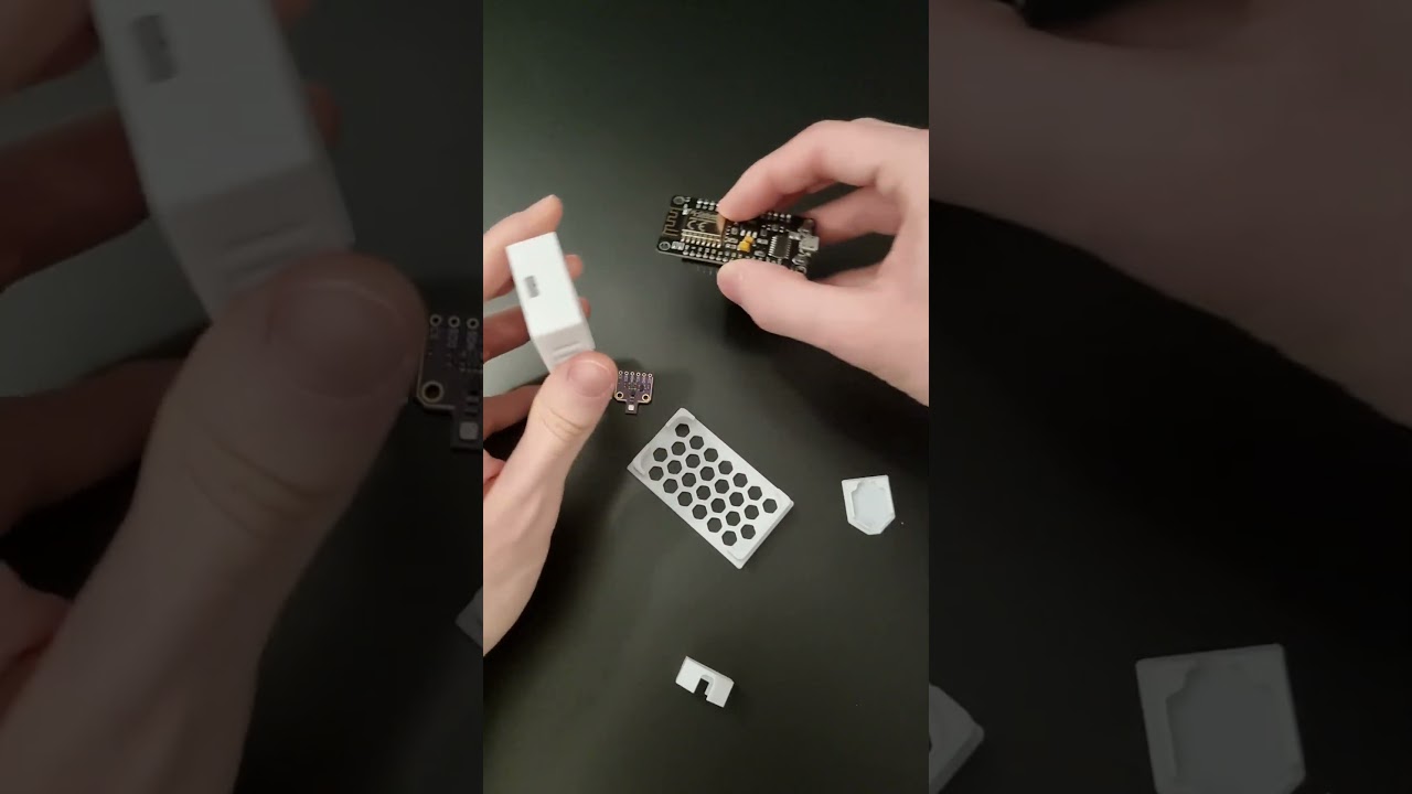 3D-printed cases for temperature and humidity measurement with ESP8266 and BME680 🌡️
