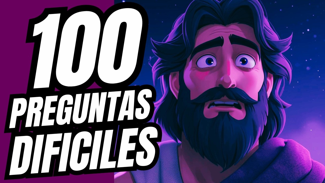 100 PREGUNTAS BÍBLICAS DIFÍCILES 😱❓EL MAYOR DESAFÍO DE LA BIBLIA PARA CRISTIANOS