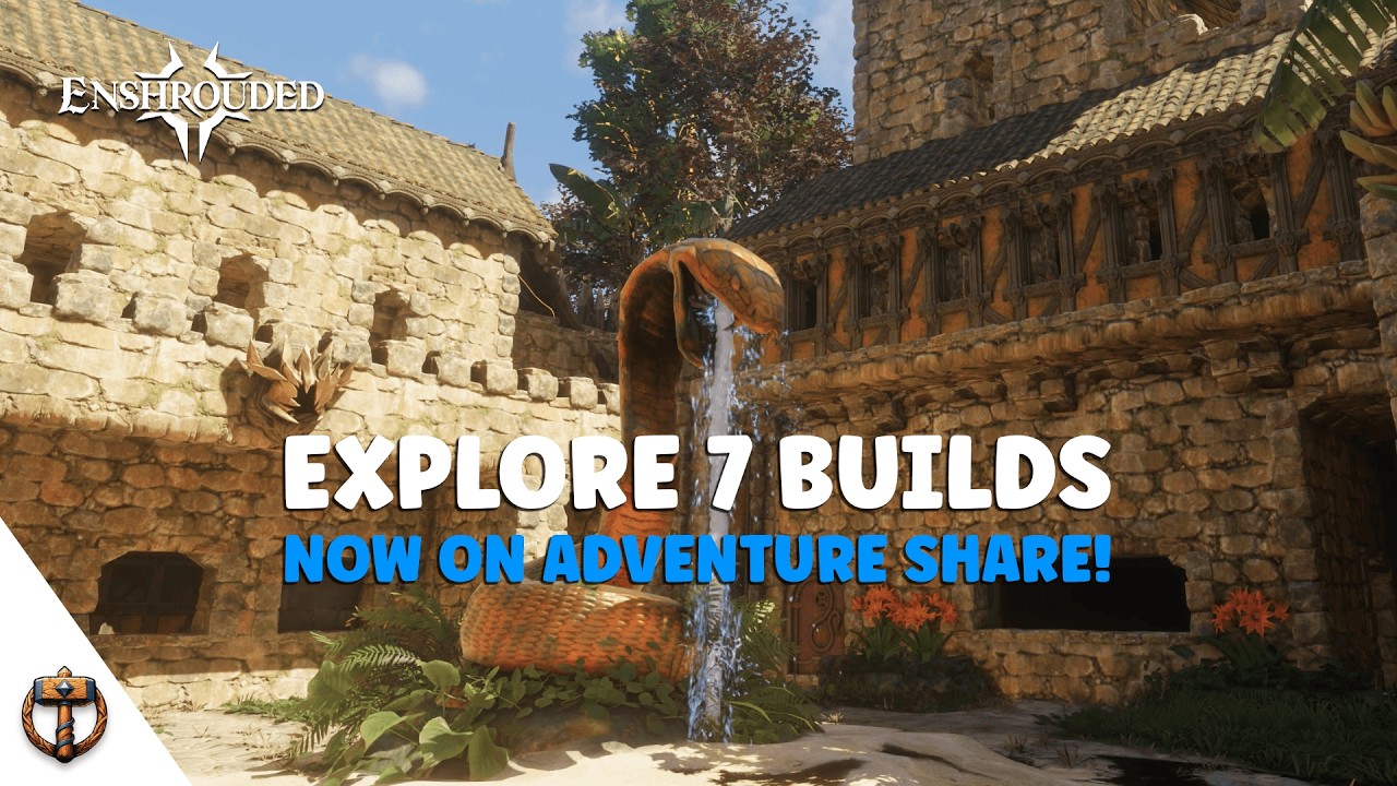 Craft Build & Chill now on Adventure Share! | Enshrouded Update 8