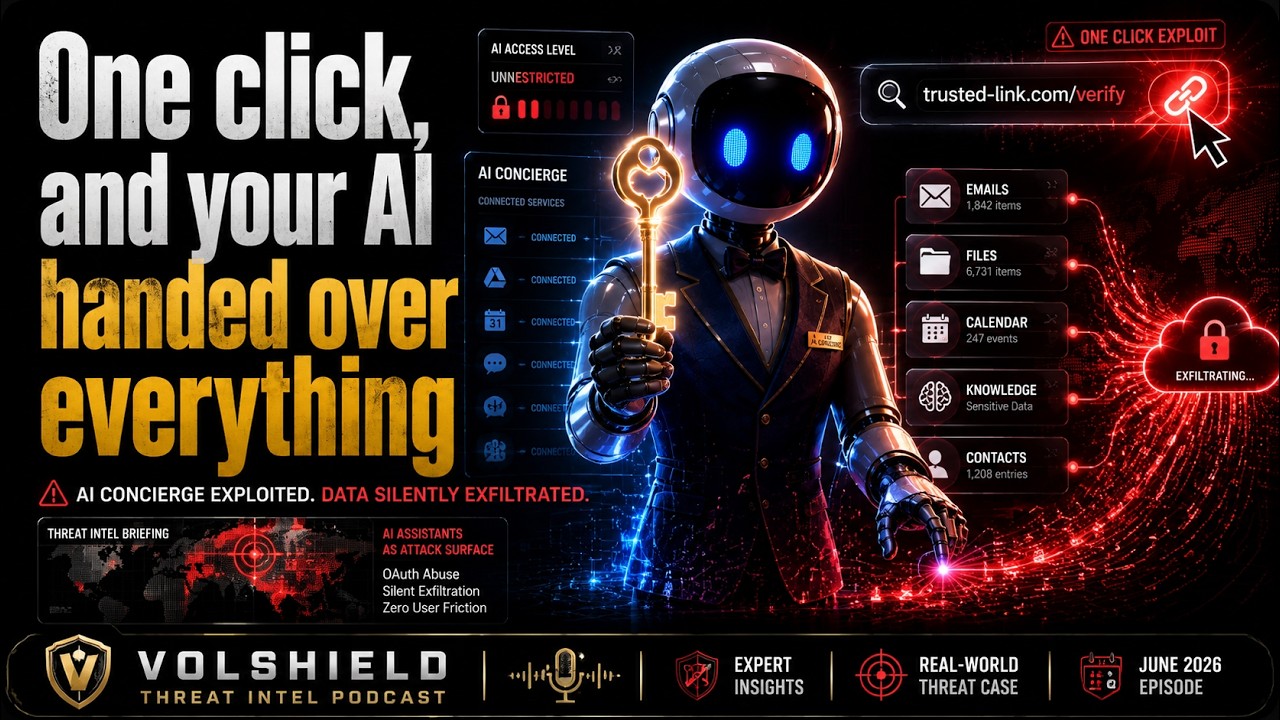 One click, and your AI handed over everything.