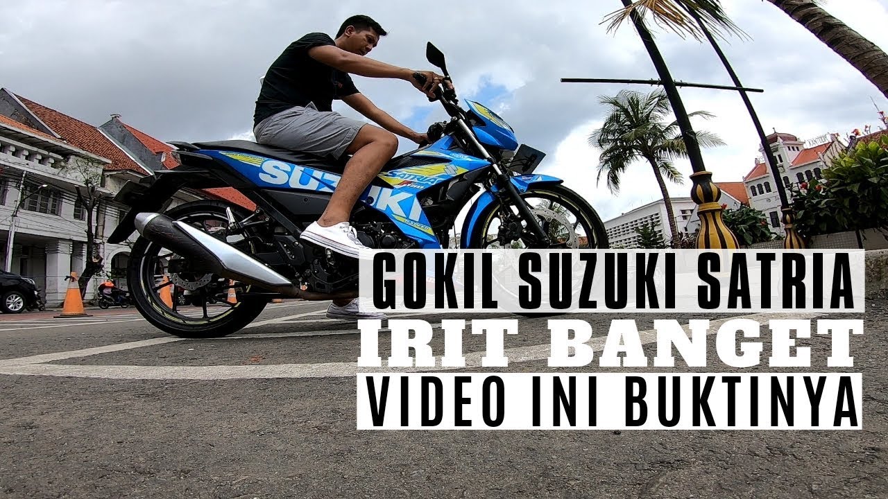 SUZUKI SATRIA F150 INJEKSI LEBIH IRIT DARI MOTOR MATIC TES JAKARTA - TANGERANG