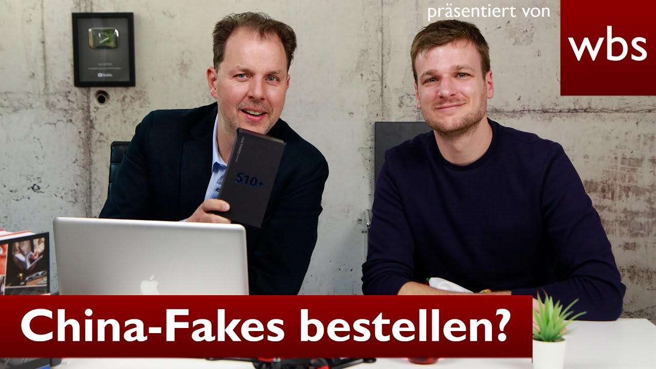 China-Fakes online bestellen – legal? | RA Christian Solmecke mit China-Gadgets.de
