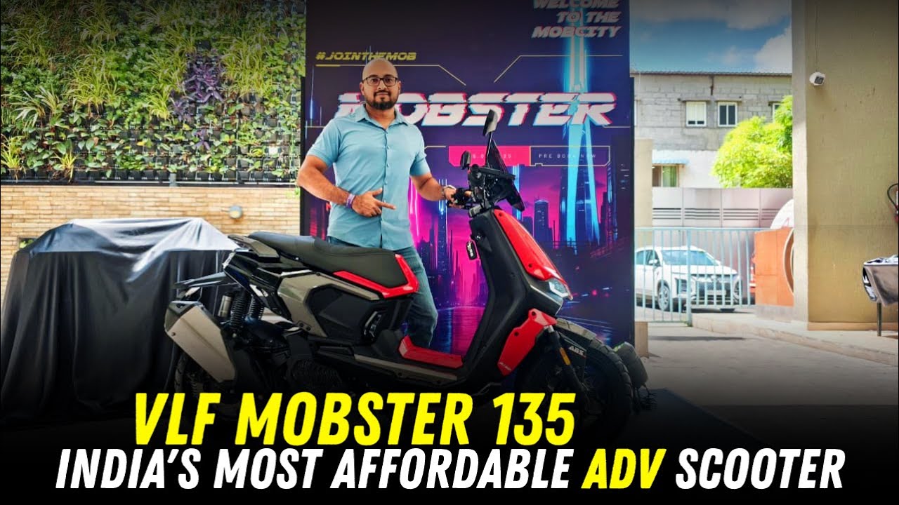 VLF Mobster 135 | Самый доступный в Индии самокат для бездорожья