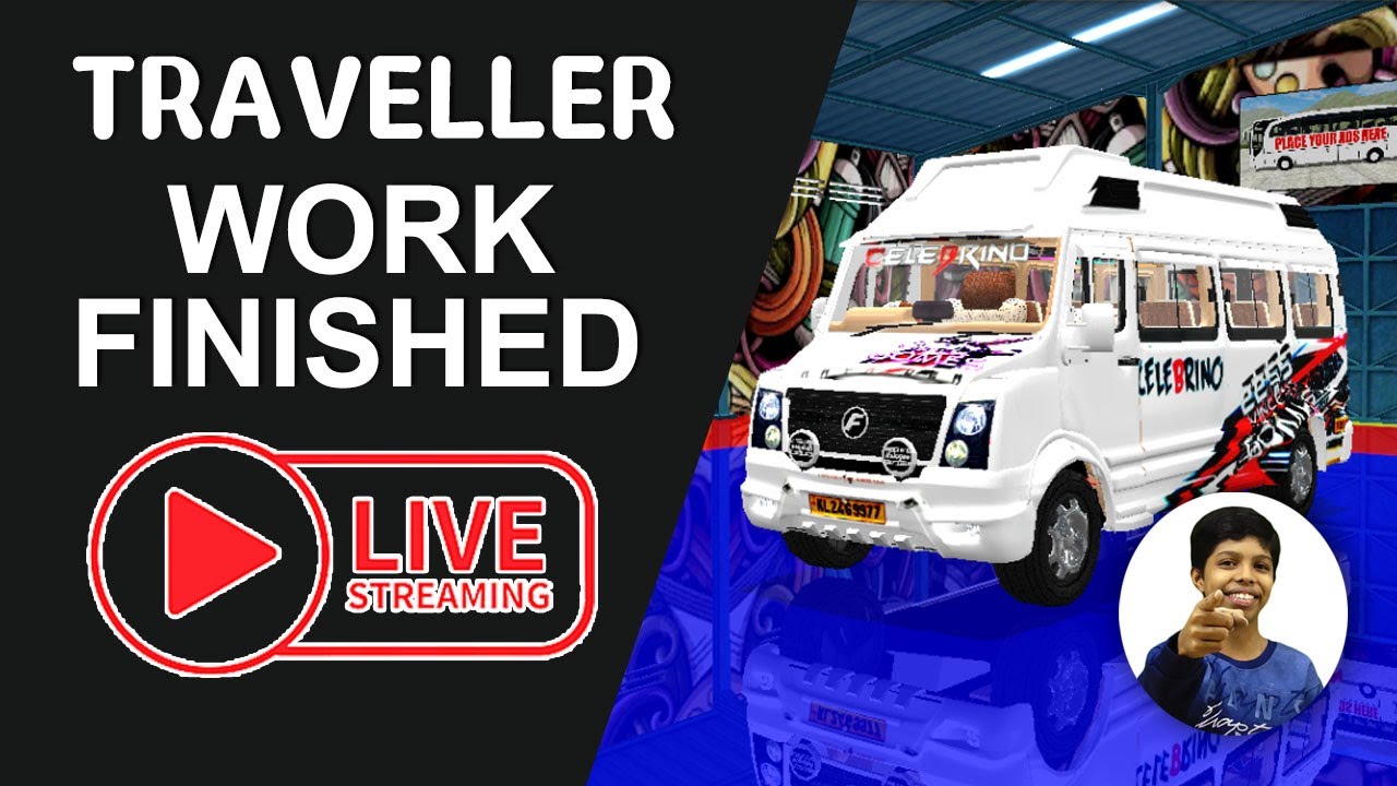 Traveller Work Finished | Live Streaming | Bus Simulator Indonesia | Bussid Mod | Harivids