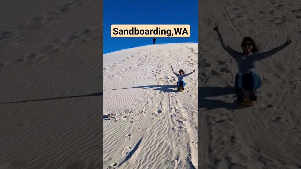 Sandboarding, Lancelin Sand Dunes | Adventure Travelling #travel #shorts #australia