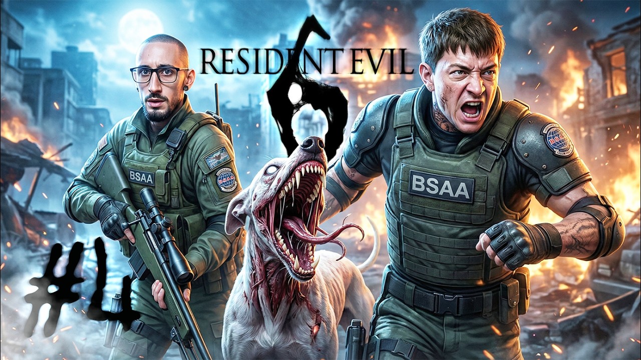 El Final de Simmons y el Regreso de Chris 🔥 RE6 Co-op #4