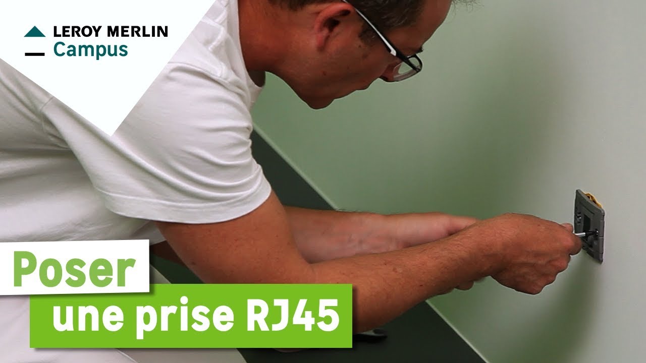 Comment installer une prise RJ45 ? Leroy Merlin