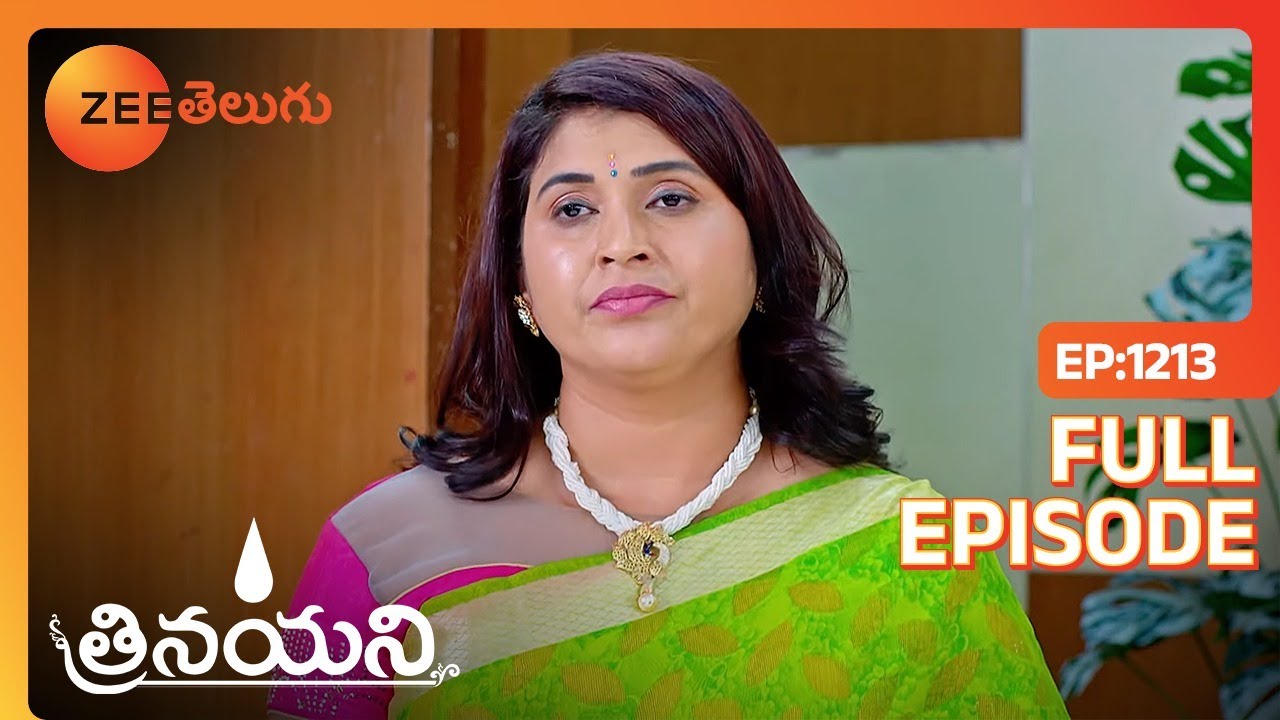 నేను పడుకుని ఆలోచిస్తున్నా | Trinayani | Full Ep 1213 | Zee Telugu | 15 Apr 2024