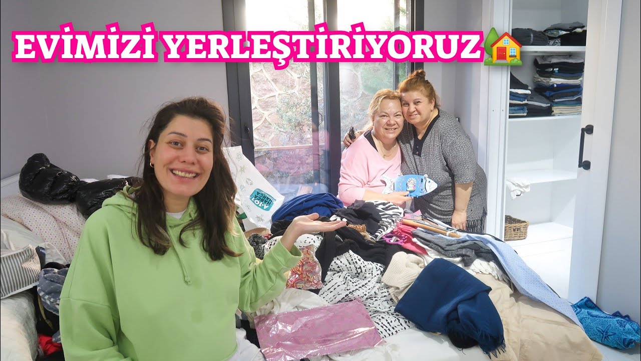 YENİ EVİMİZİ BİRLİKTE YERLEŞTİRİYORUZ🏡MUTFAK,YATAK ve GİYİNME ODASI🥳İLK YEMEĞİMİZ İFTAR MENÜSÜ