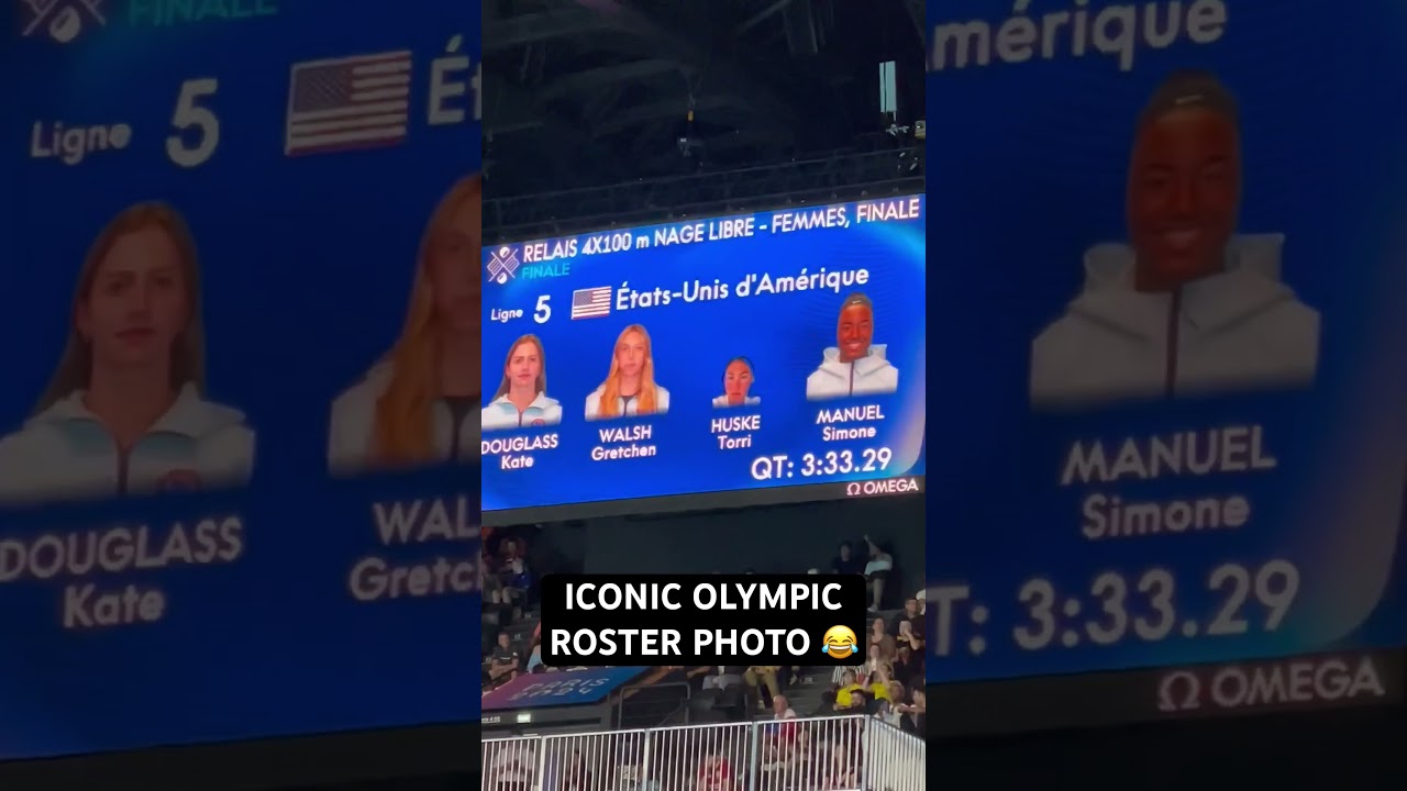 Torri Huske&rsquo;s Olympic roster photo will forever be engraved in my mind🤝 #olympics2024 #paris2024