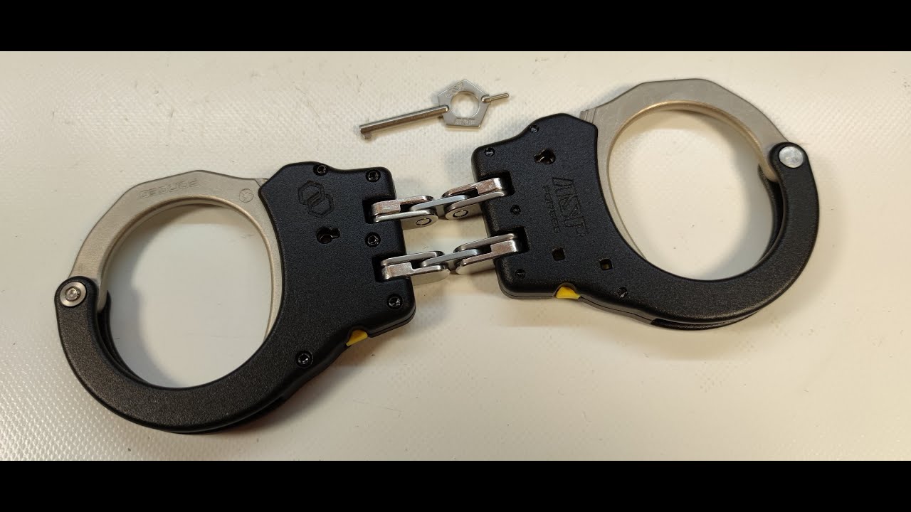 ASP Model 525 schwarz Aluminium Handcuffs Handschellen Menottes Pouta Esposas Police Officer USA