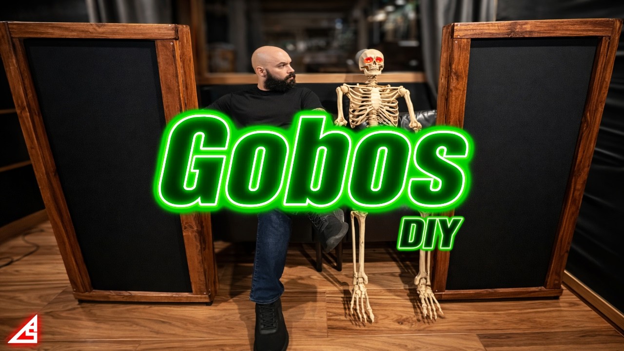 Cómo construir Gobos (Paneles Acústicos Movibles)