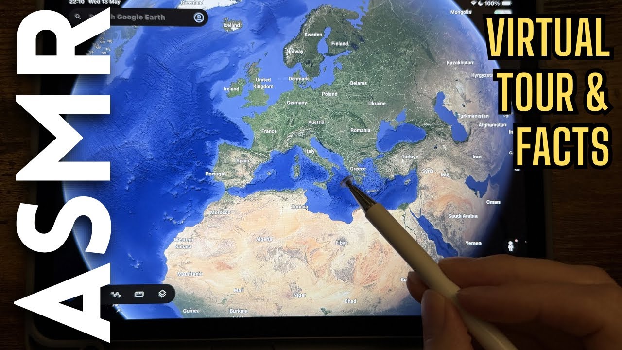 Google Earth Tour of Major World Cities with Wikipedia Facts 🌎 [ASMR Maps]
