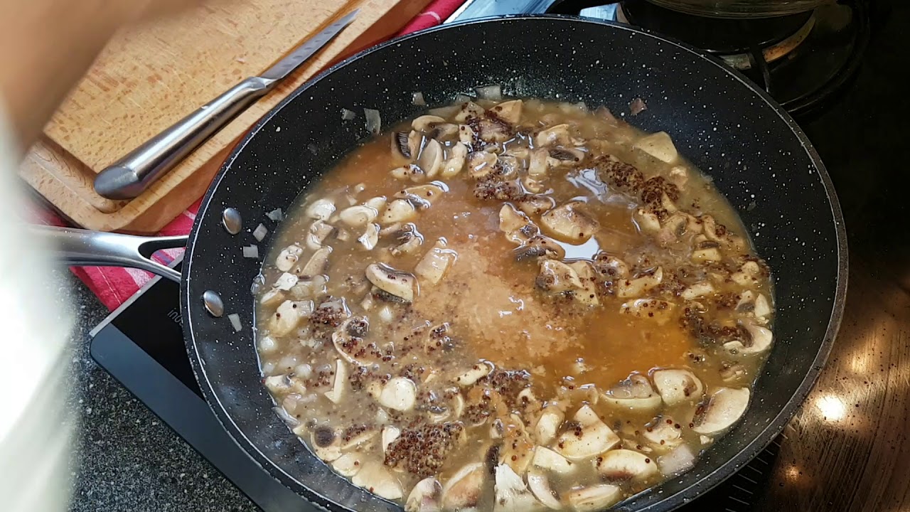 ROGNONS DE VEAU A LA MOUTARDE  A L ' ANCIENNE