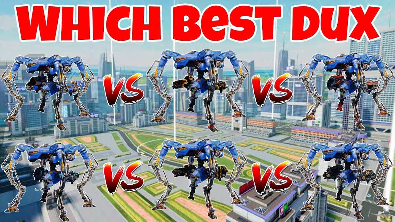 WR🔥 Which is best Dux Weapon Comparison |WAR ROBOTS|