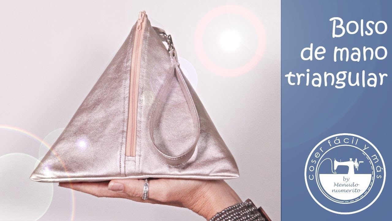 Bolso triangular (con patrones gratis)