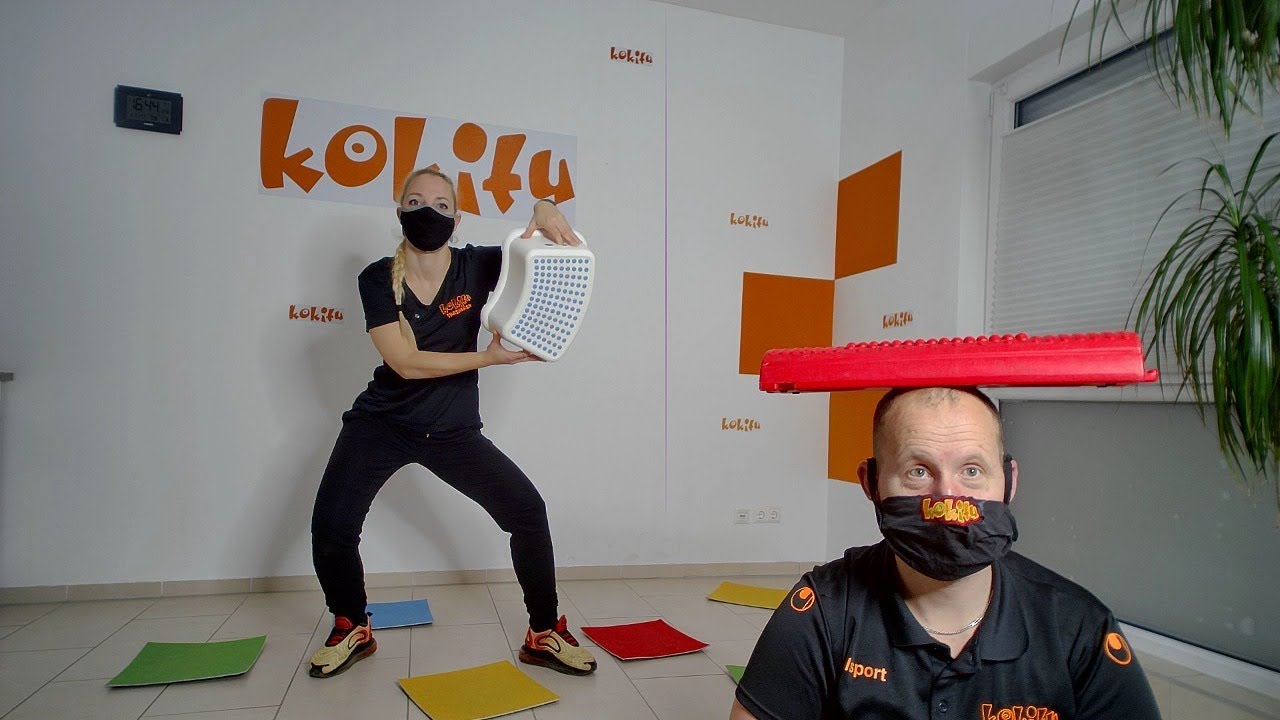 Sport für Zuhause Sabrina/Daniel und Hocker