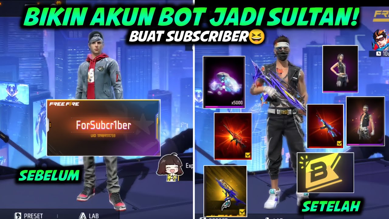 GW BUAT AKUN BOT, TERUS GW JADIIN AKUN SULTAN BUAT SUBSCRIBER 😱