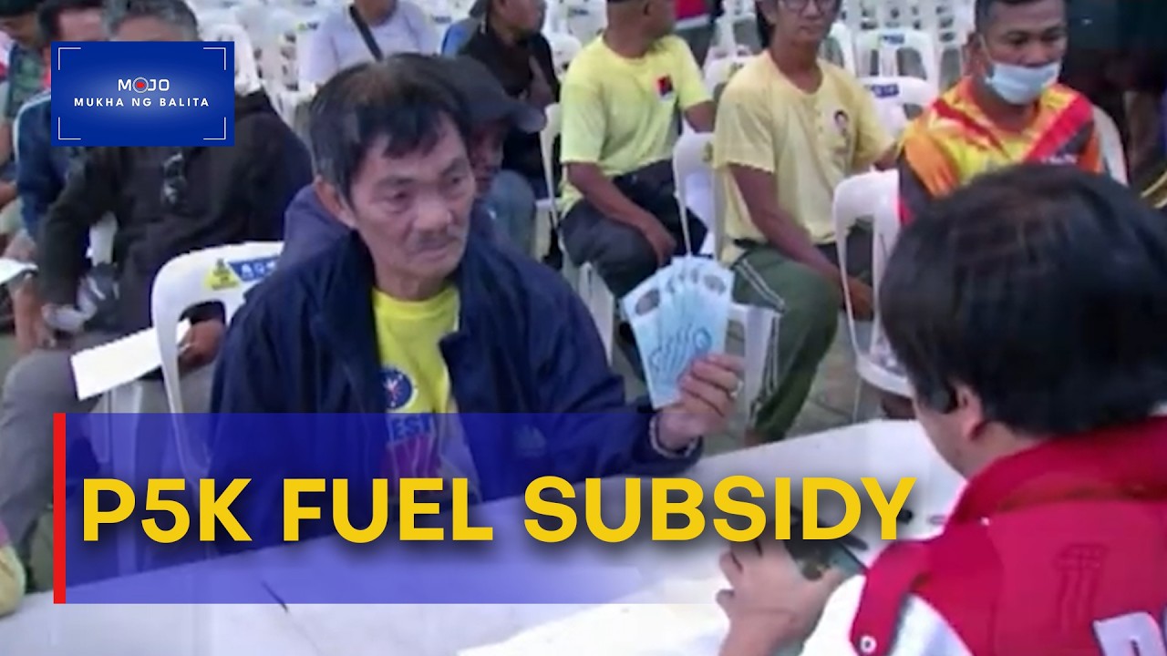 Pamamahagi ng P5,000 cash ng DSWD sa mga tsuper, sinimulan na | Mukha ng Balita