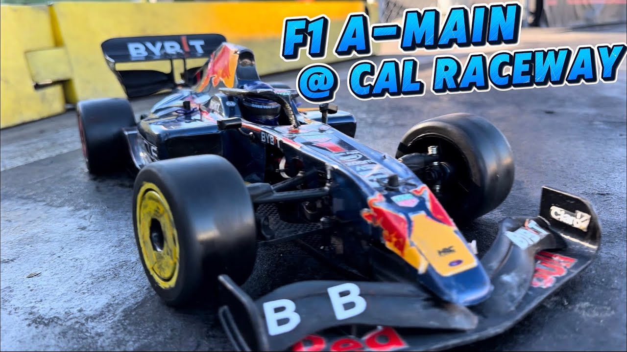 Formula 1 (F1) class A-main race at Cal Raceway in Orange, California. Held on January 10, 2026.