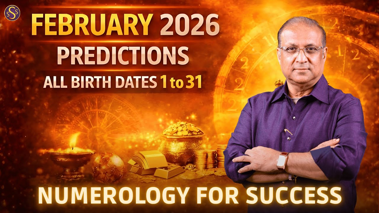 February 2026 Numerology Predictions for Every Birth Date (1&ndash;31) | Money, Career, Health & Remedies|