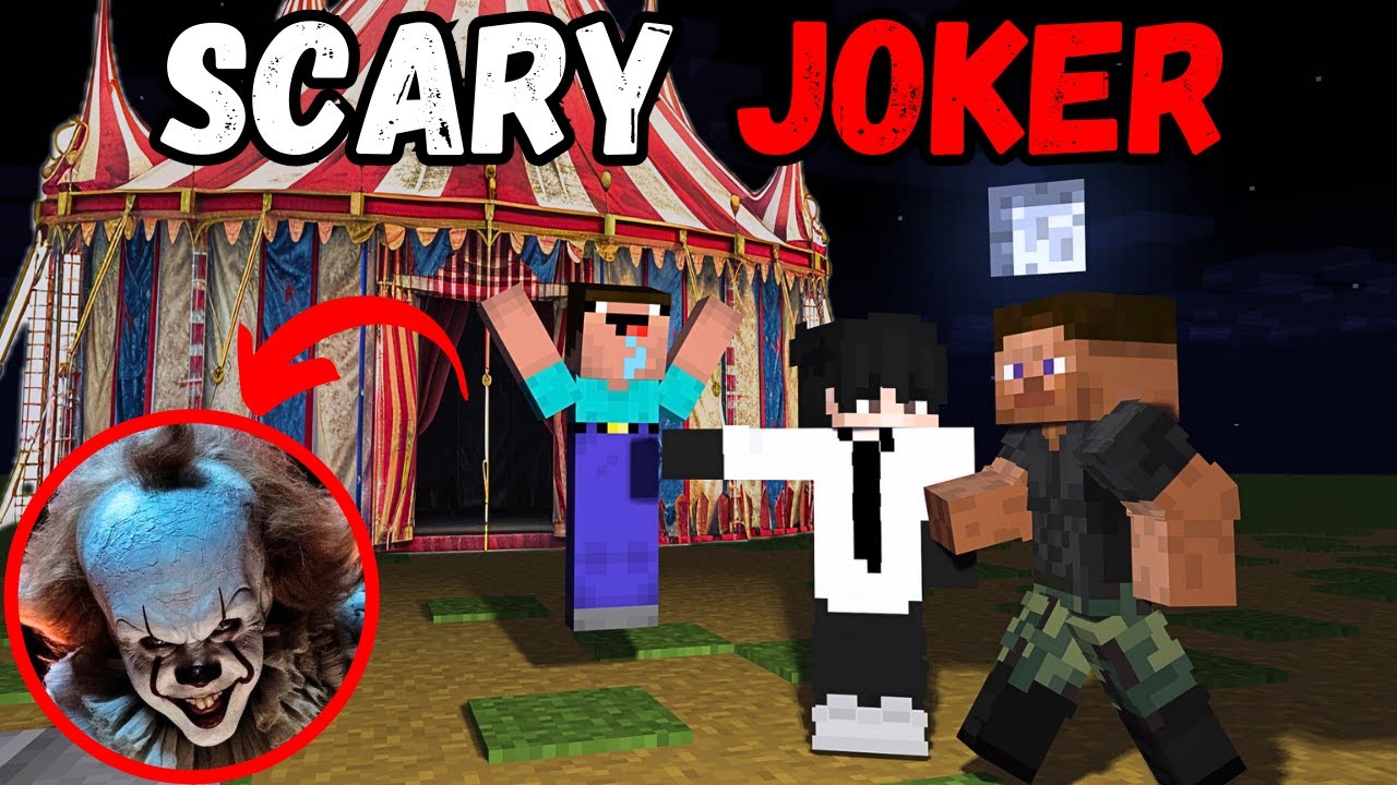 SCARY JOKER😨! Minecraft horror video in hindi😨
