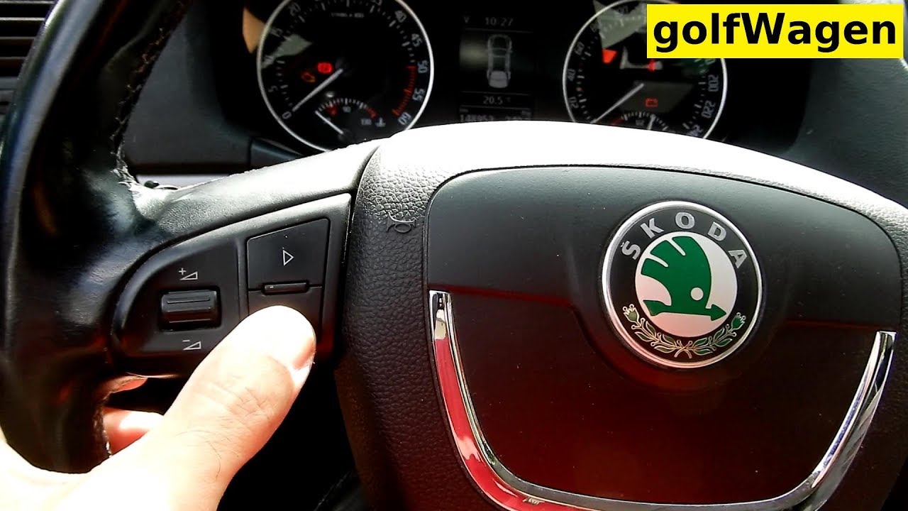 Skoda Octavia 2 steering wheel airbag removal /OKI OK/