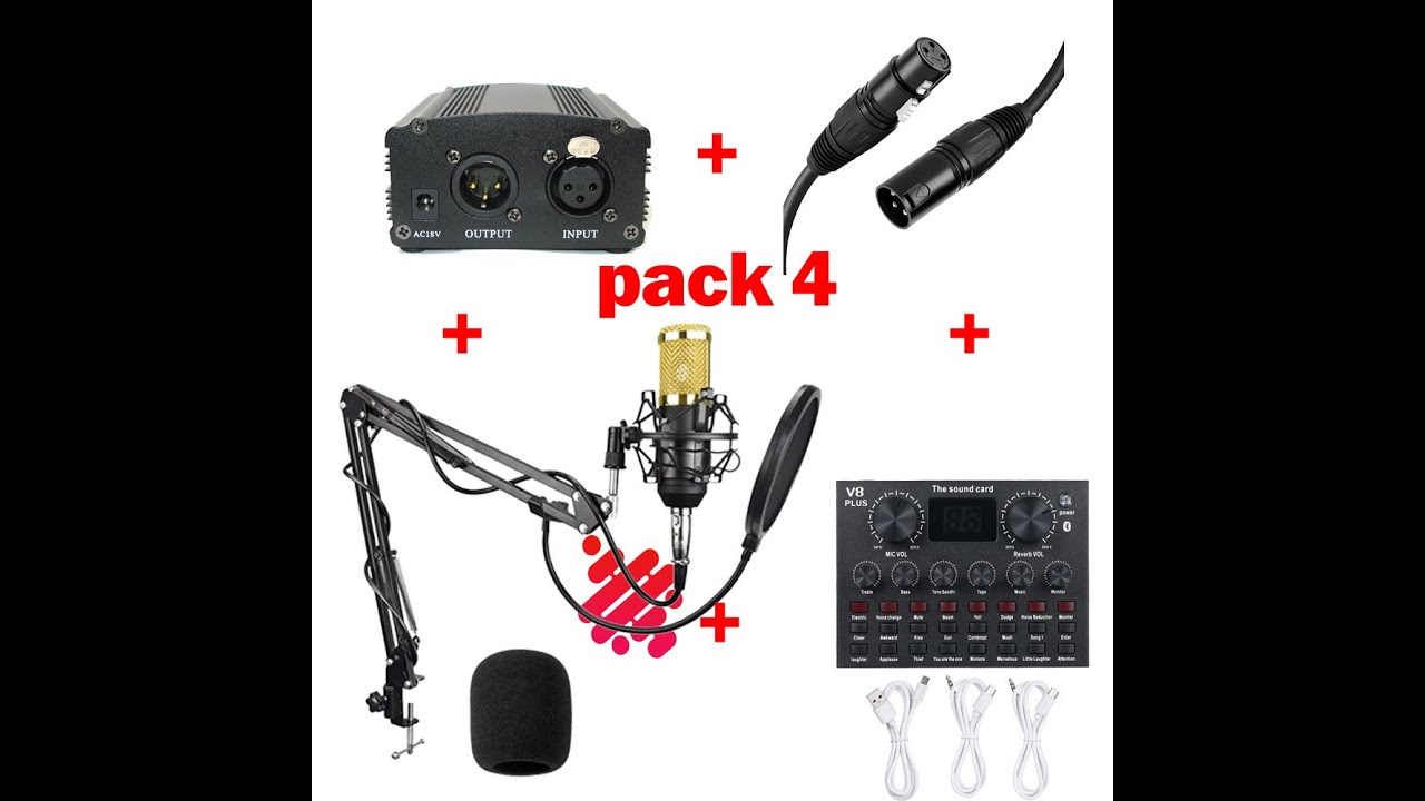 الفرق في قوة الصوت بـ أو بدونphantome power 48V Bm800