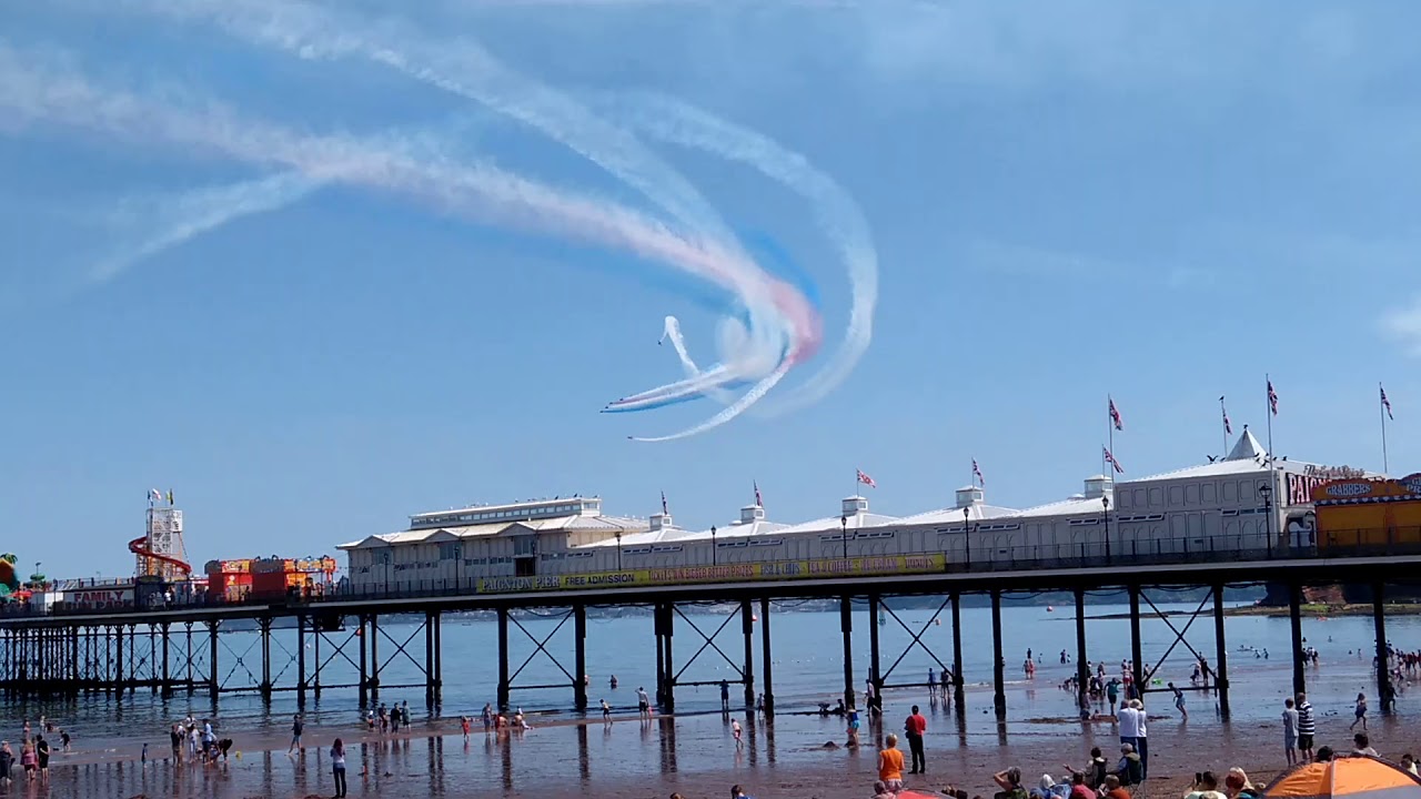 Torbay Airshow 2018-Red Arrow FIRST FULL DISPLAY!