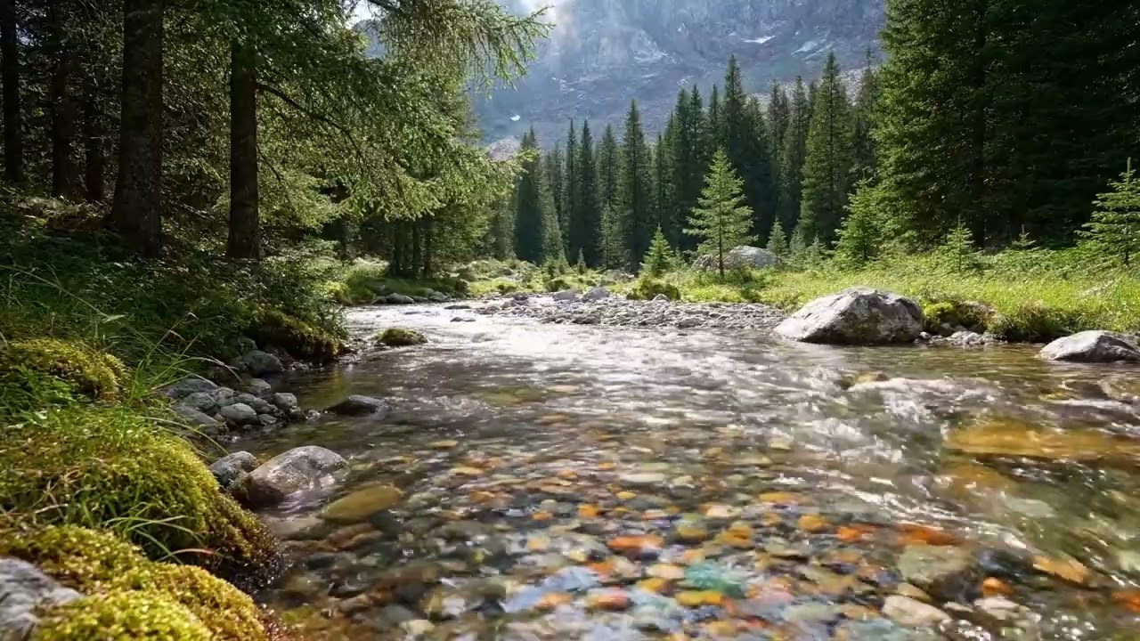 Clean River in Tropical Forest &mdash; Transparent Water & Jungle Ambience (3 Hours)
