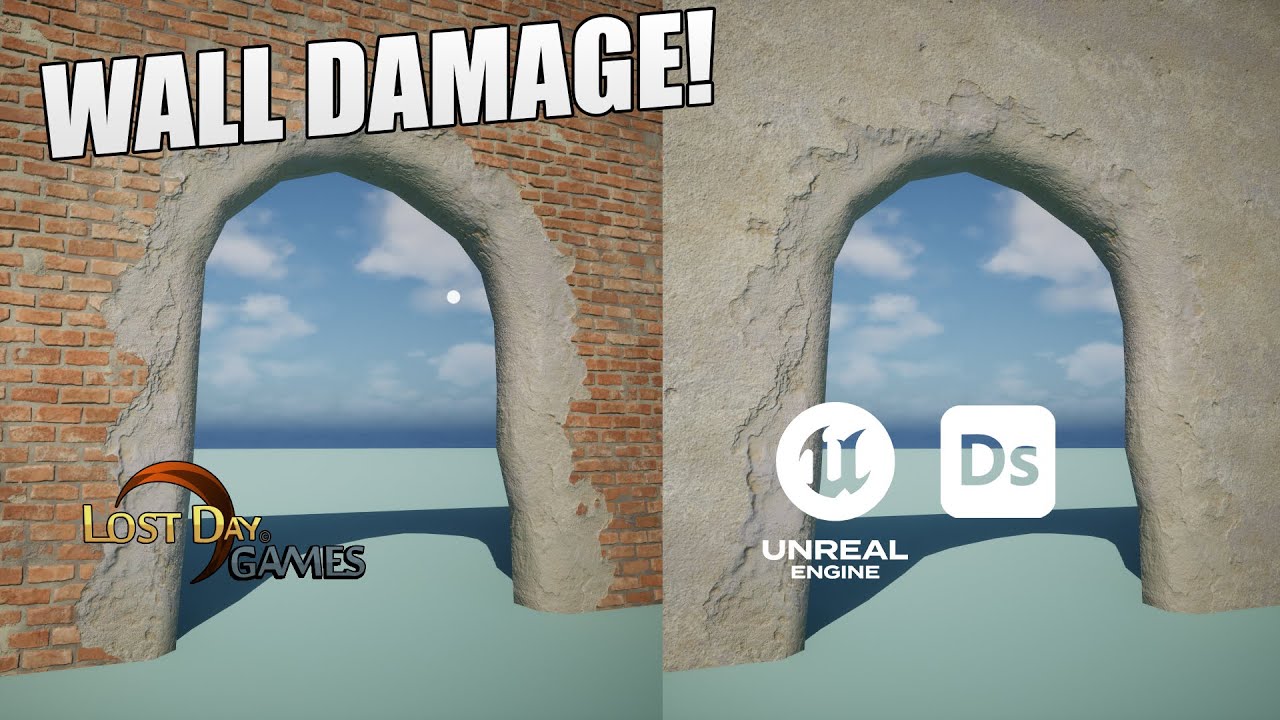 Create A Damaged Wall Material In Substance Designer And Unreal Engine 2025