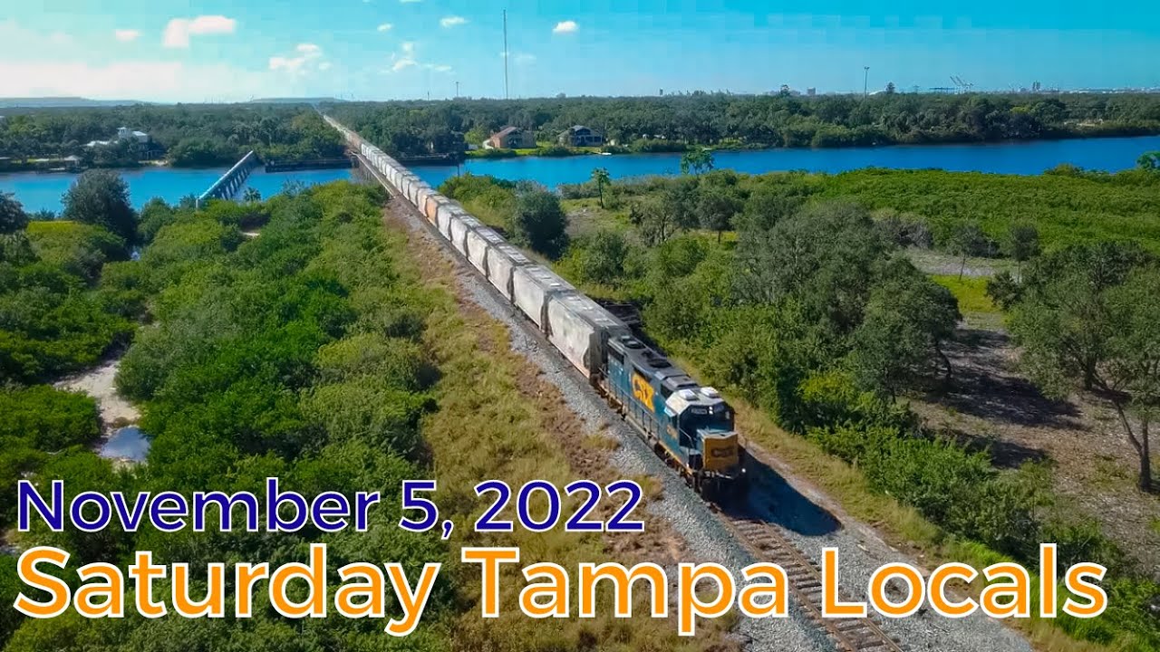 CSX Locals All Over Tampa - 11.5.22