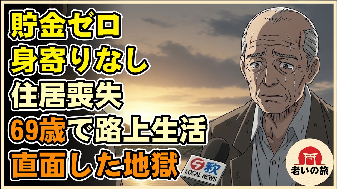 【漫画】月6万5千円の年金で暮らせると信じた男の末路…貯金ゼロ・身寄りなし、69歳で家も金も失い路上へ転落した残酷な現実【シニアライフ】【60代以上の方へ】