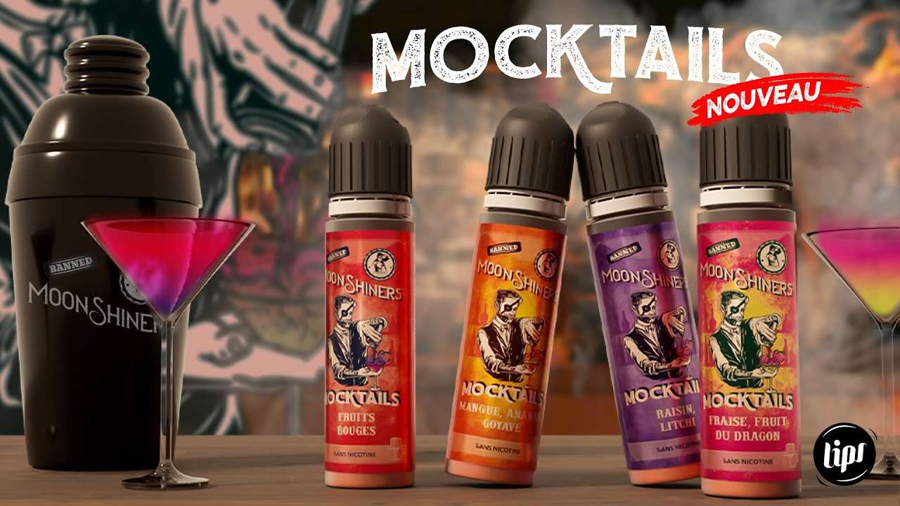E-liquide Mocktails, les fruit&eacute;s frais par moonshiners ! Revue