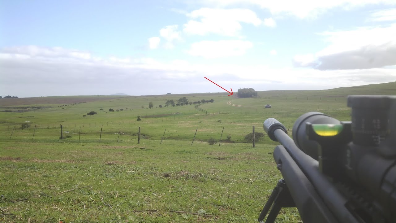 Remington 700 SPS 308 at 1000m Long Range 1093 yards
