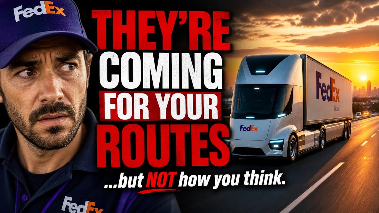 Компания FedEx заявляет о готовности беспилотных грузовиков... Но ваша работа почувствует это ПЕР...