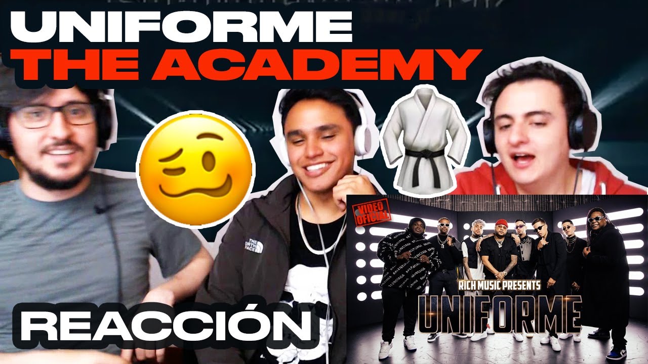 [Reacción] Uniforme - The Academy (Video Oficial) - ANYMAL LIVE 🔴
