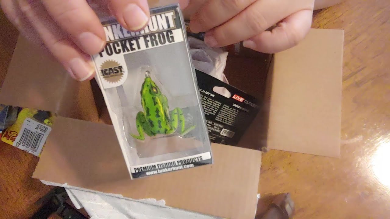 Lunkerhunt Green Tea Pocket Frog Topwater Lure Unboxing And Testing. How Well Did It Do?