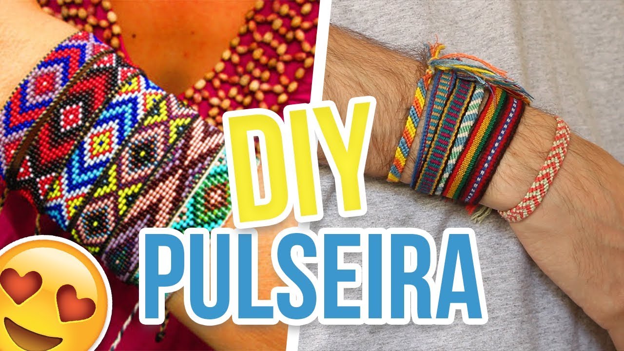 DIY PULSEIRA DA AMIZADE FÁCIL /FRIENDSHIP BRACELETS