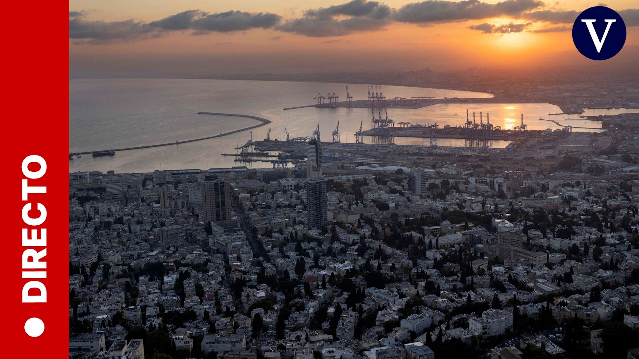 DIRECTO: La vista a la ciudad de Haifa que hace unos días fue golpeada por Irán